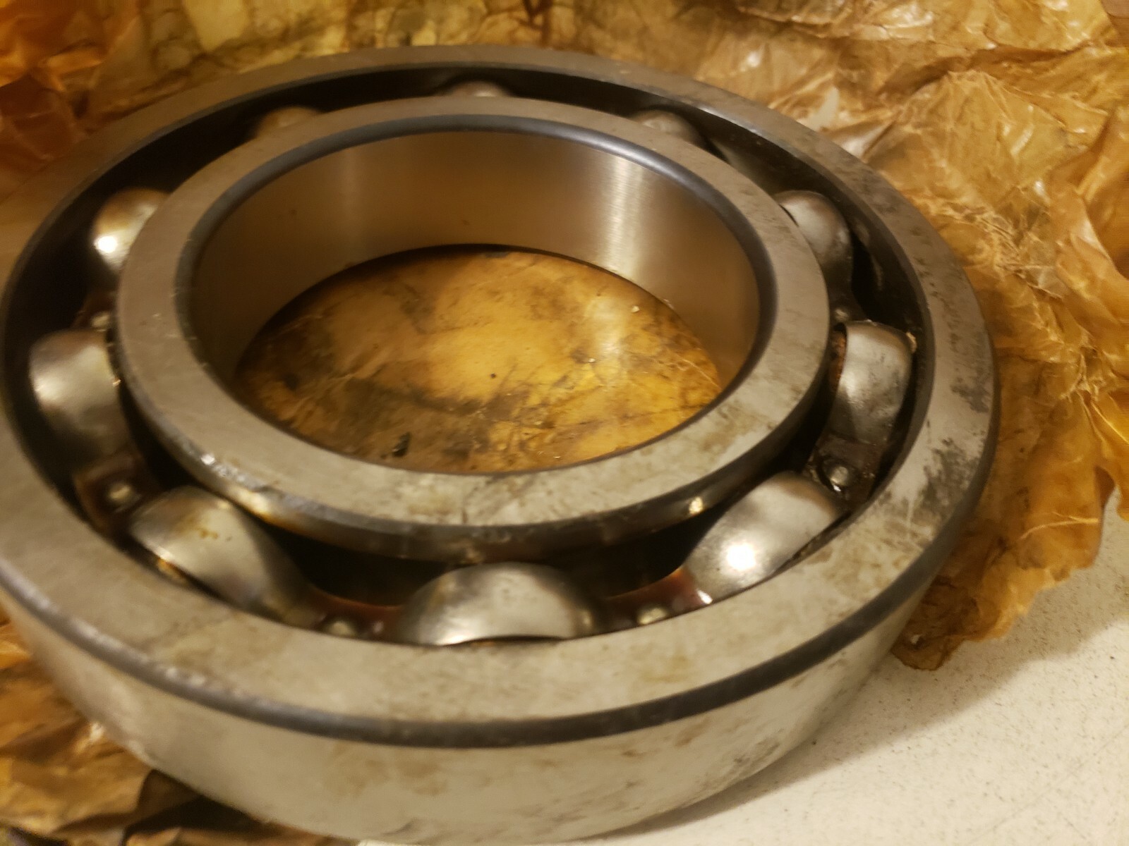 NOS Norma-Hoffman NH 222 222K Single Row Ball Bearing MADE IN USA