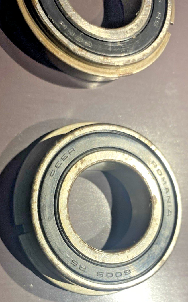 Peer Single Row Radial Ball Bearing 6005-RS (QTY OF 2)