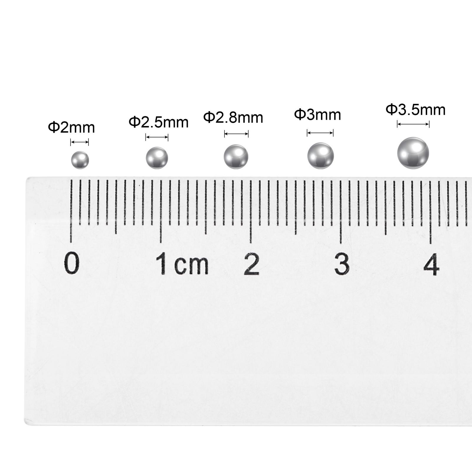 2500pcs 2.5mm Carbon Steel Bearing Balls G1000 Precision