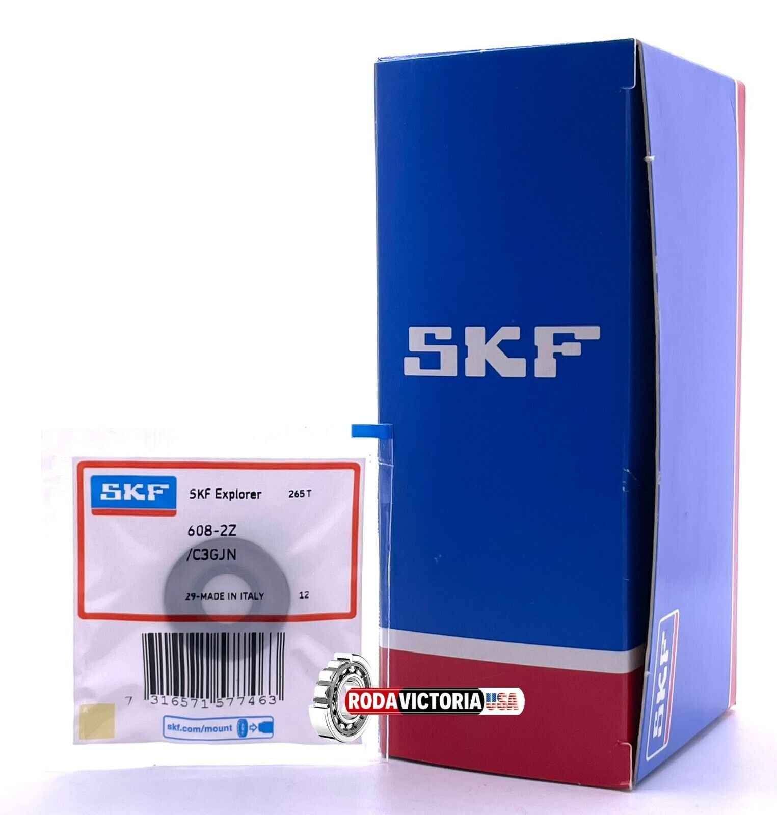 SKF 608-2Z GJN DEEP GROOVE BALL BEARING 8x22x7mm