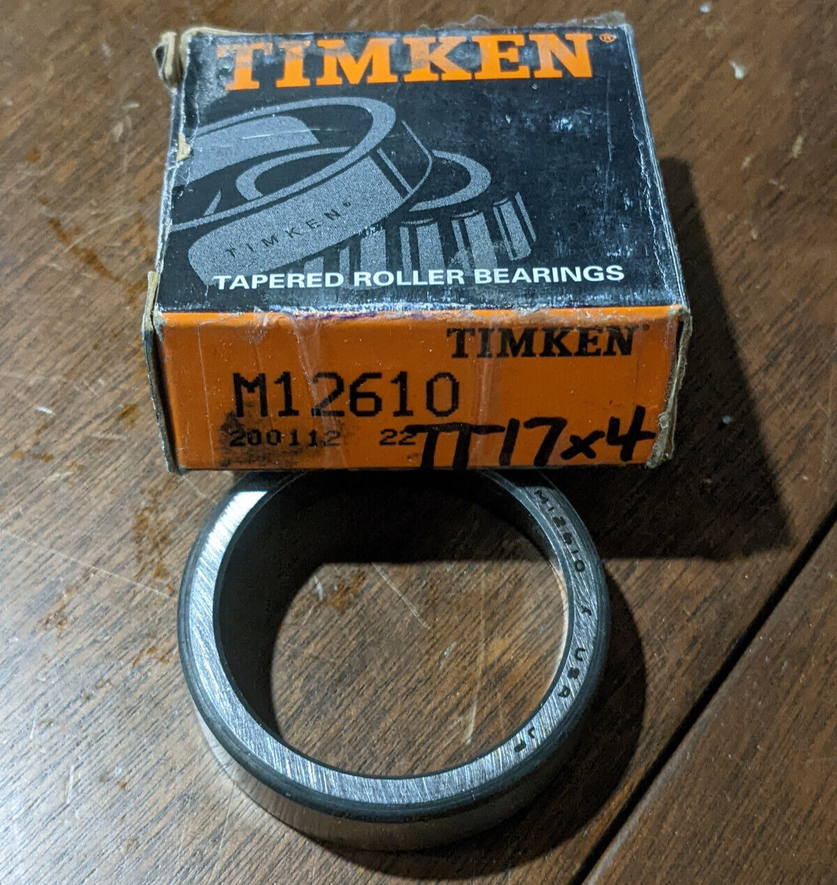 New Timken M12610 Tapered Roller Bearing Cup Race 1-31/32″ OD