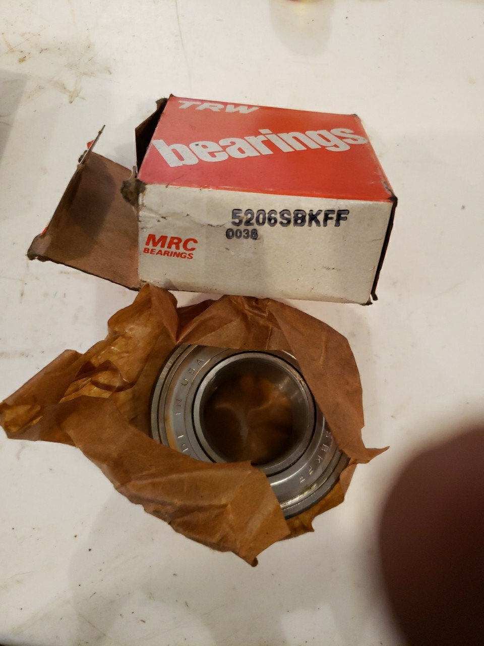 NEW MRC 5206SBKFF DOUBLE ROW SHIELDED BALL BEARING