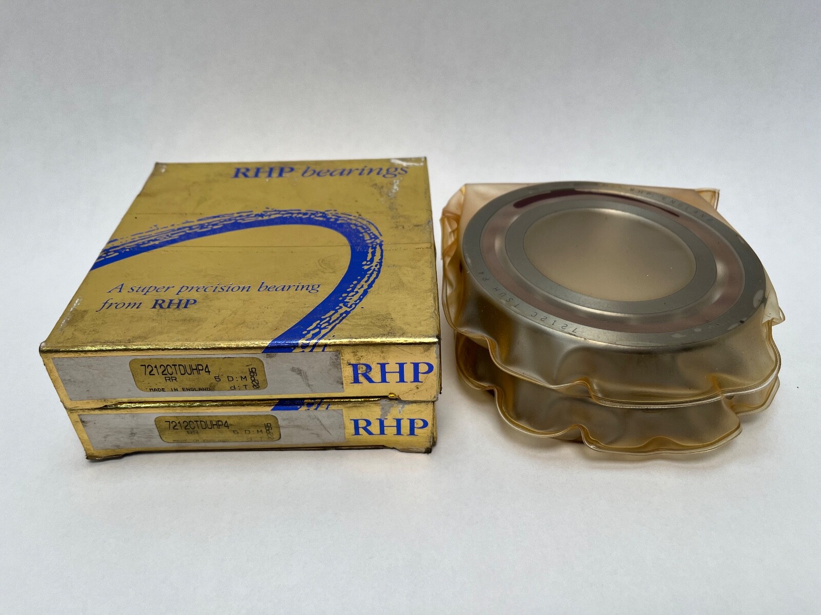 RHP 7212CTDUHP4 Bearing 60x110x22 mm 7212-C-T-DUH-P4 7212C England 2 Pcs