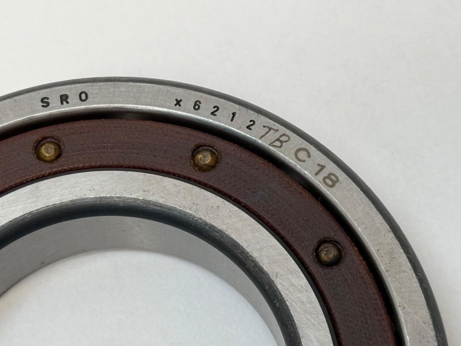 SRO 6212TP5 Ball Bearing 6212-T-P5 60x110x22 mm ABEC5
