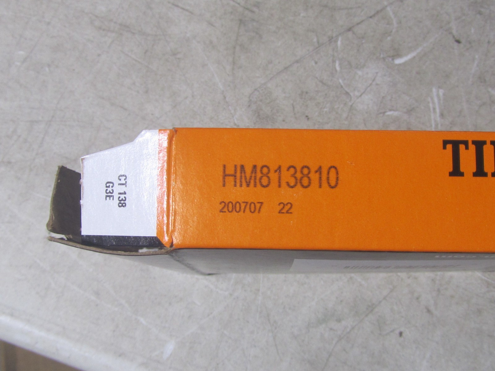 Genuine Timken Tapered Roller Bearing Cup HM813810 USA