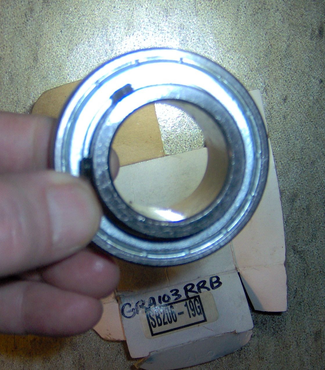 SB206-19G Insert Bearing 1-3/16″ Bore w/2 Set Screws New