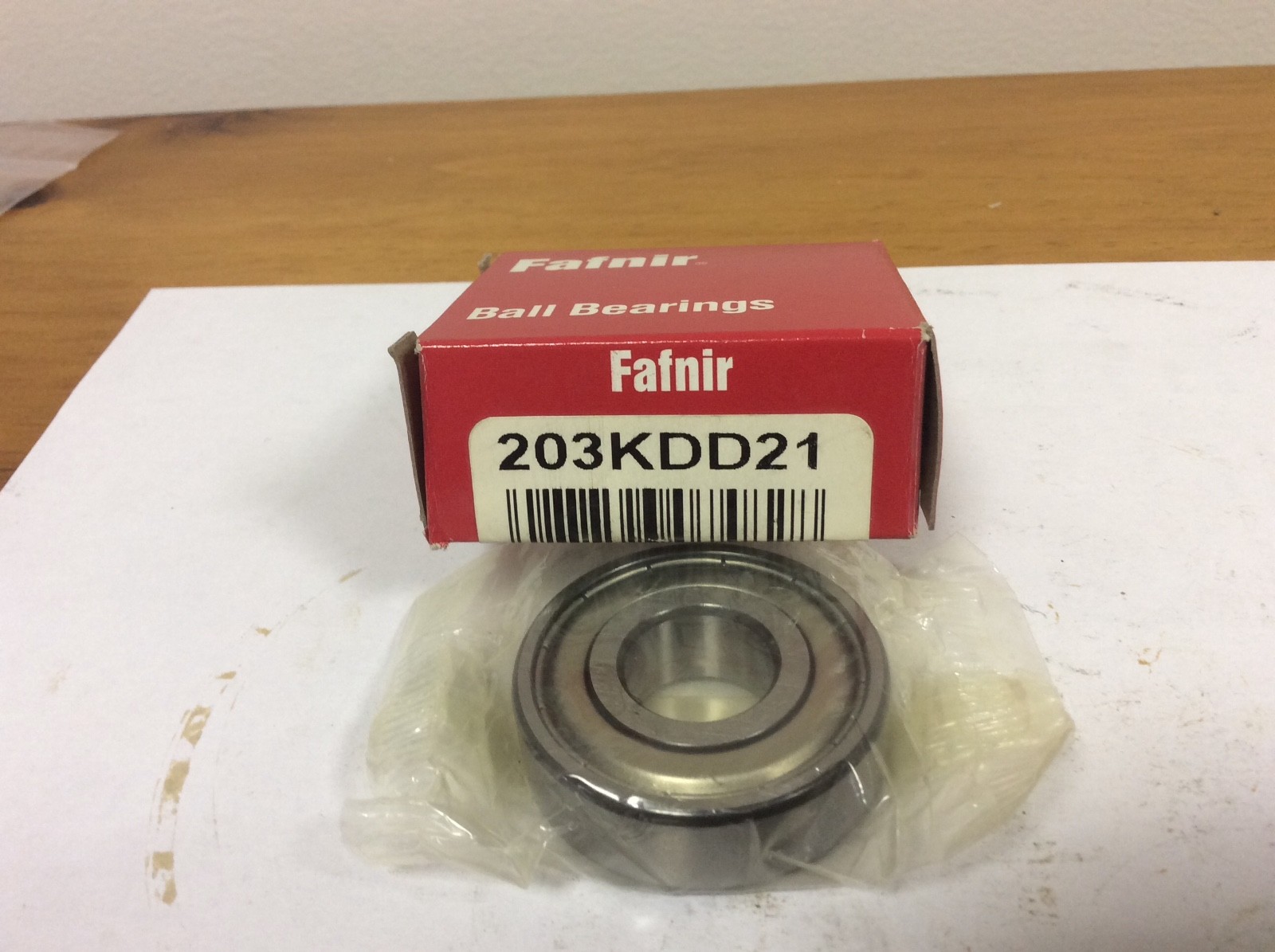 Fafnir 203KDD21 Deep Groove Ball Bearing, 17mm ID, 40mm OD, 12mm Width
