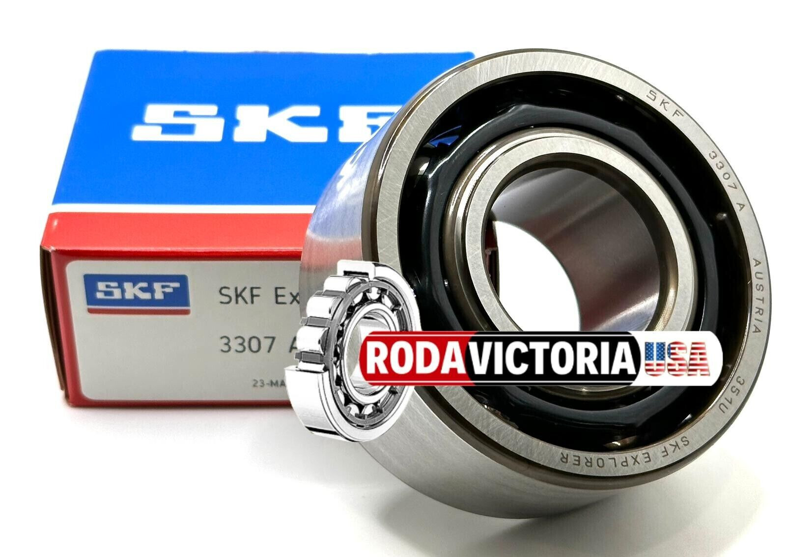 SKF 3307 A C3 ANGULAR CONTACT BEARING, OPEN, NO SEALED 35x80x34,9mm