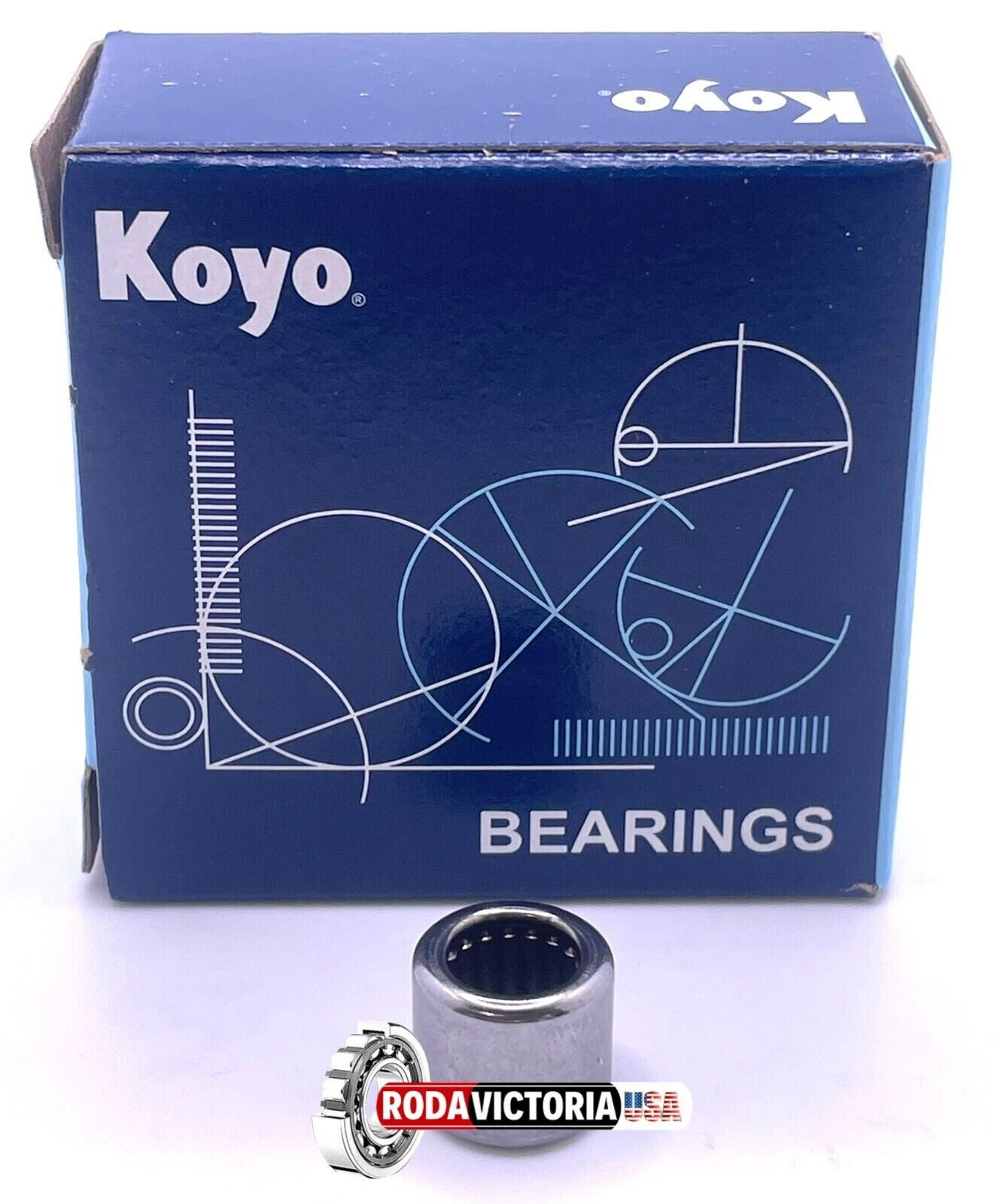 M571 Full Complement Needle Roller Bearing Closed End Brand Koyo 5/16×1/2×7/16