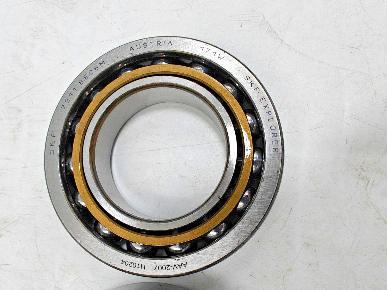 SKF 7211 BECBM & 6211 C3 Matched Pair Bearing 55x100x21mm