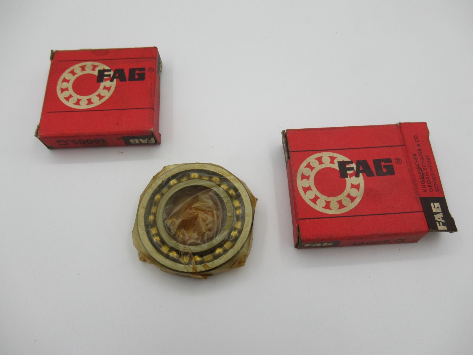 2 FAG Deep Groove Bearings – 16005.G – 25x47x8mm NEW “LOOK”