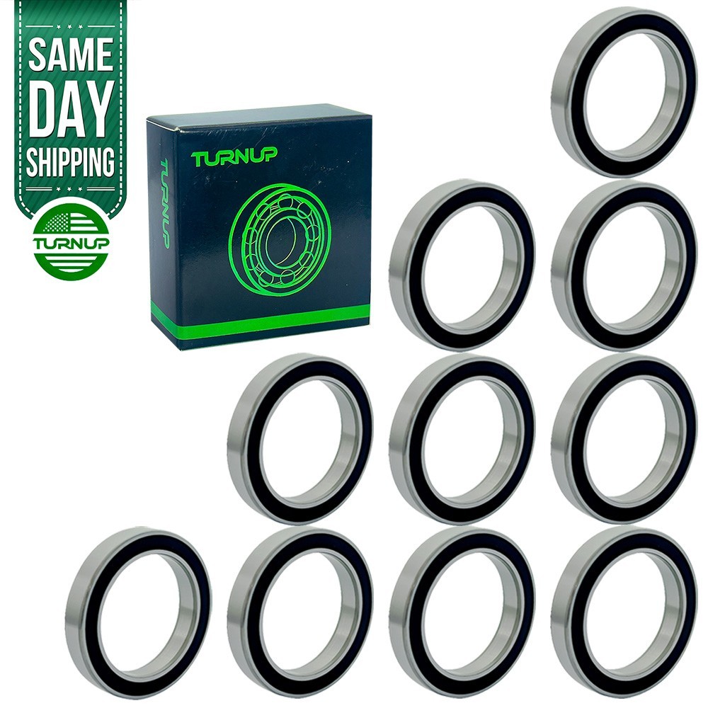 10 Pack 61901-2RS Deep Groove Ball Bearing 12x24x6mm Thin Section 6901RS