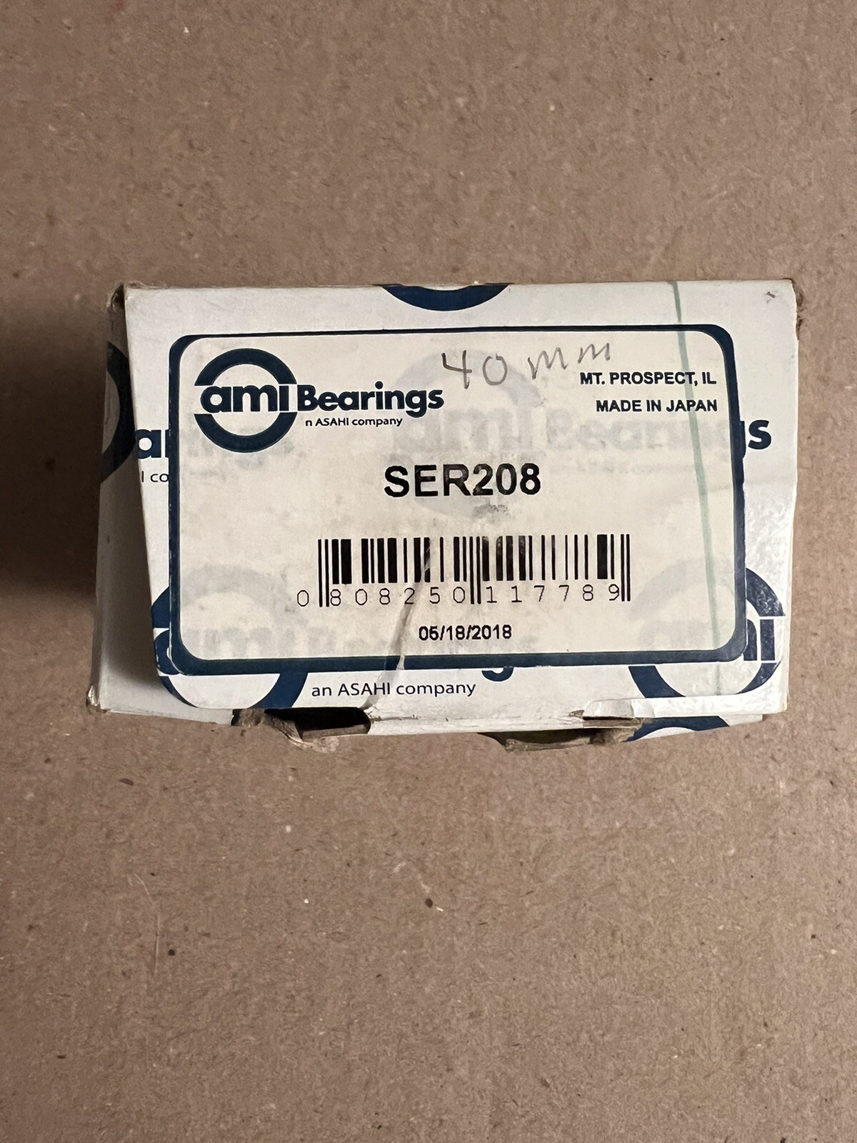 AMI Bearing SER208 40mm Bore