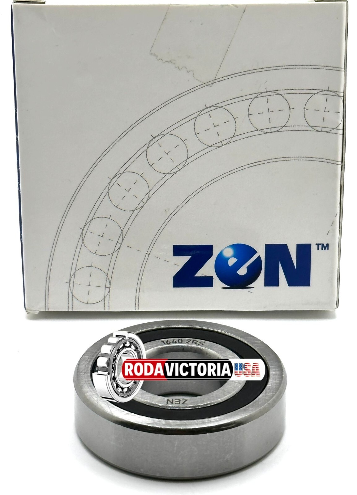 ZEN RLS7 2RS Bearing LJ 7/8″x 2″x 9/16″ inch RLS7 ZZ LS9 RLS 1640 -2RS