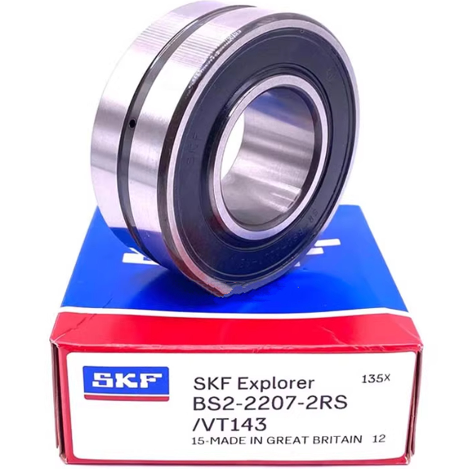 1PC NEW SKF BS2-2207-2RS/VT143 spherical roller bearing Free ship #YP1