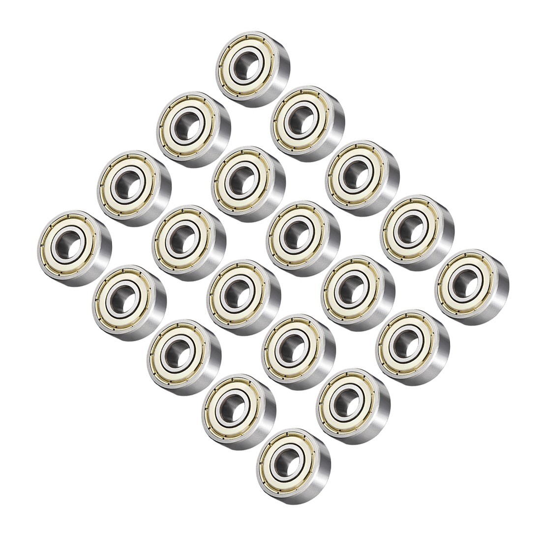 606ZZ Ball Bearings Double Shield 6mmx17mmx6mm High Carbon Steel Z1 20pcs