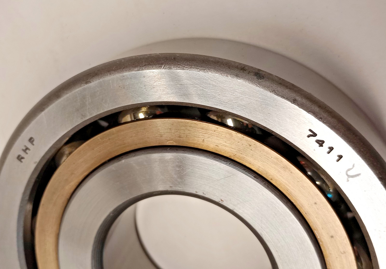 RHP 7411U Angular Contact Ball Bearing 55x140x33mm ref# 7411 / 7411B / 555ACD