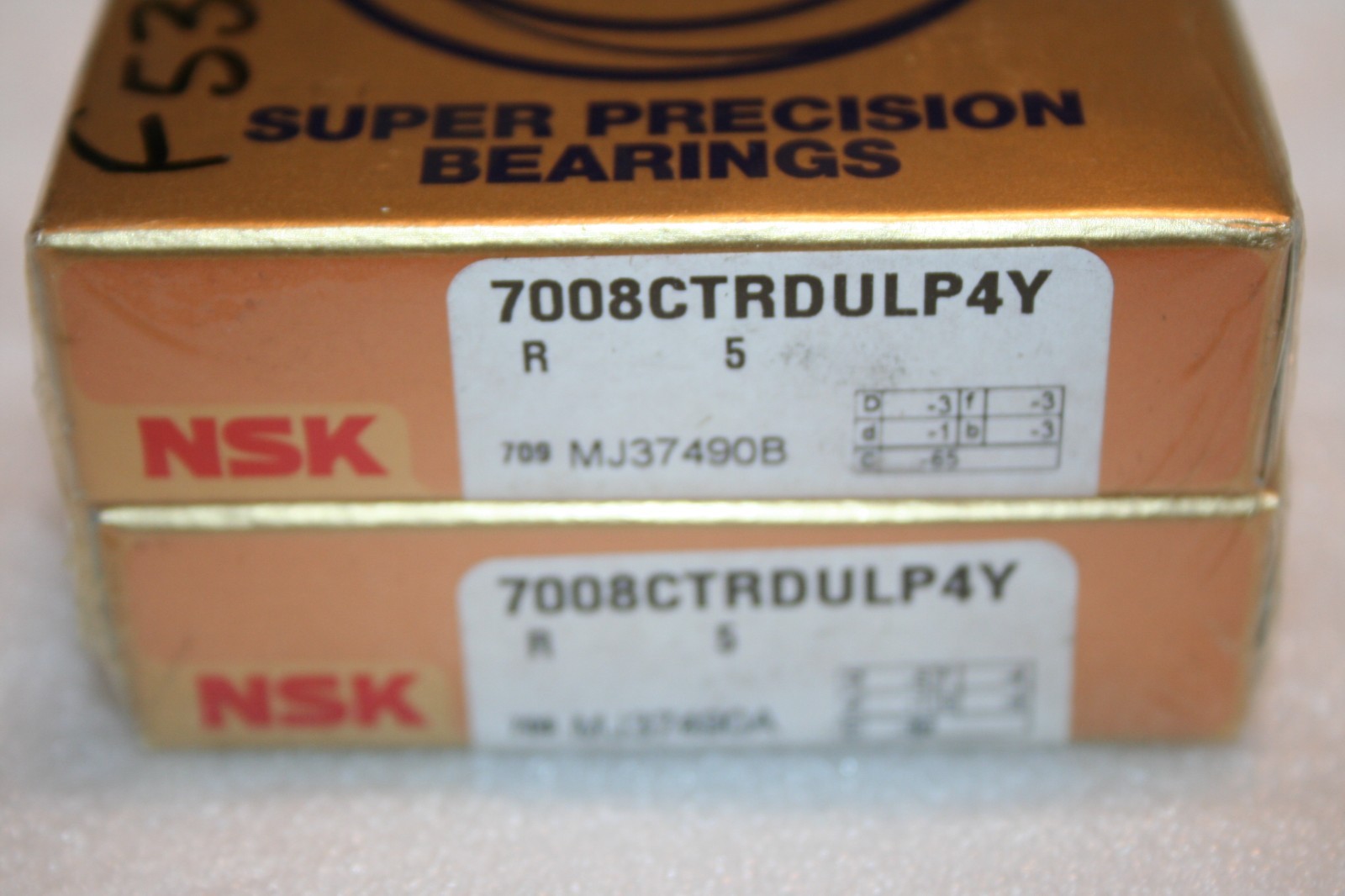 (Matched Set of 2) GENUINE NSK 7008 CTRDULP4Y Super Precision Bearings * NEW *