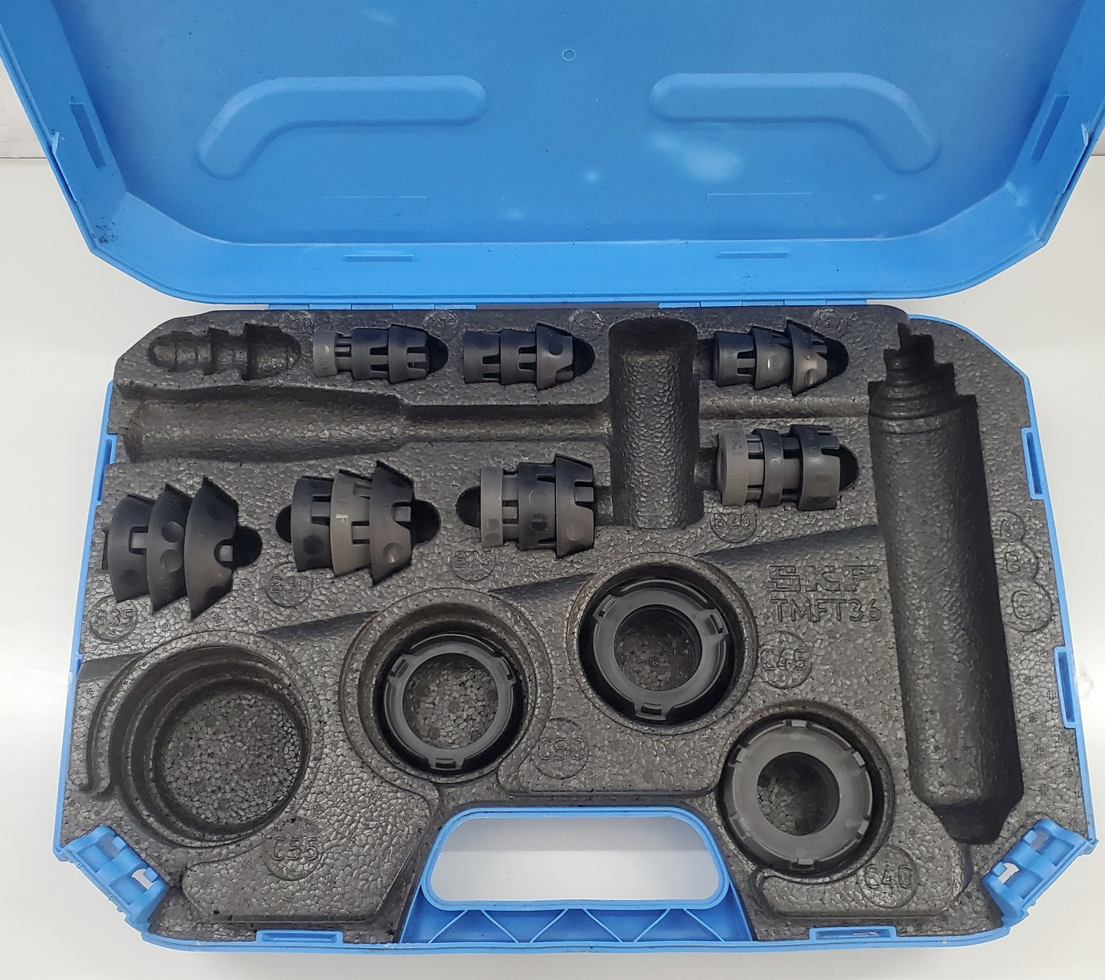 SKF TMFT 36 Bearing Fitting Tool Kit Impact Rings & Sleeves Set incomplete kit