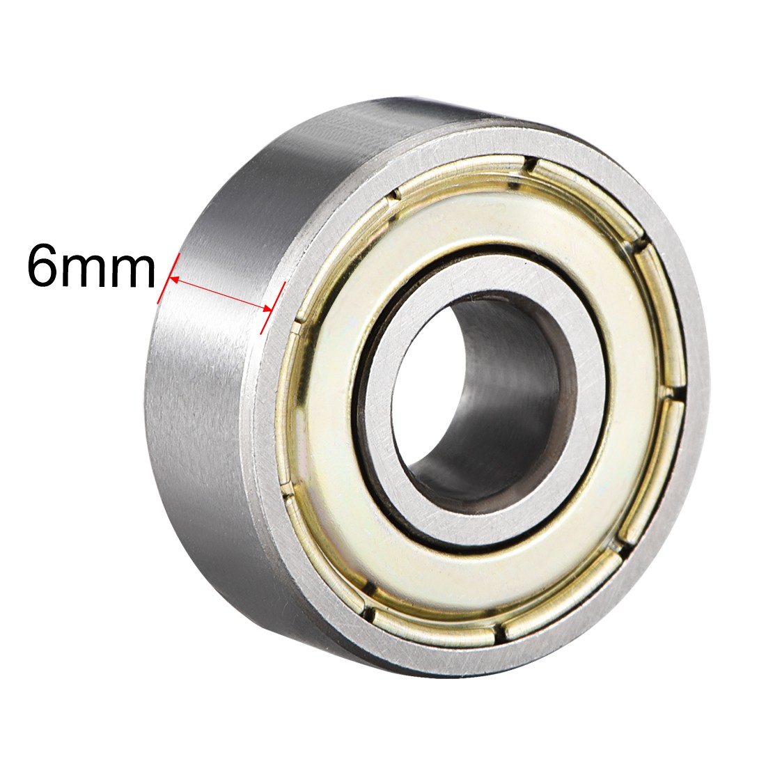 20pcs 606ZZ Ball Bearings Double Shield High Carbon Steel Z1 6mmx17mmx6mm