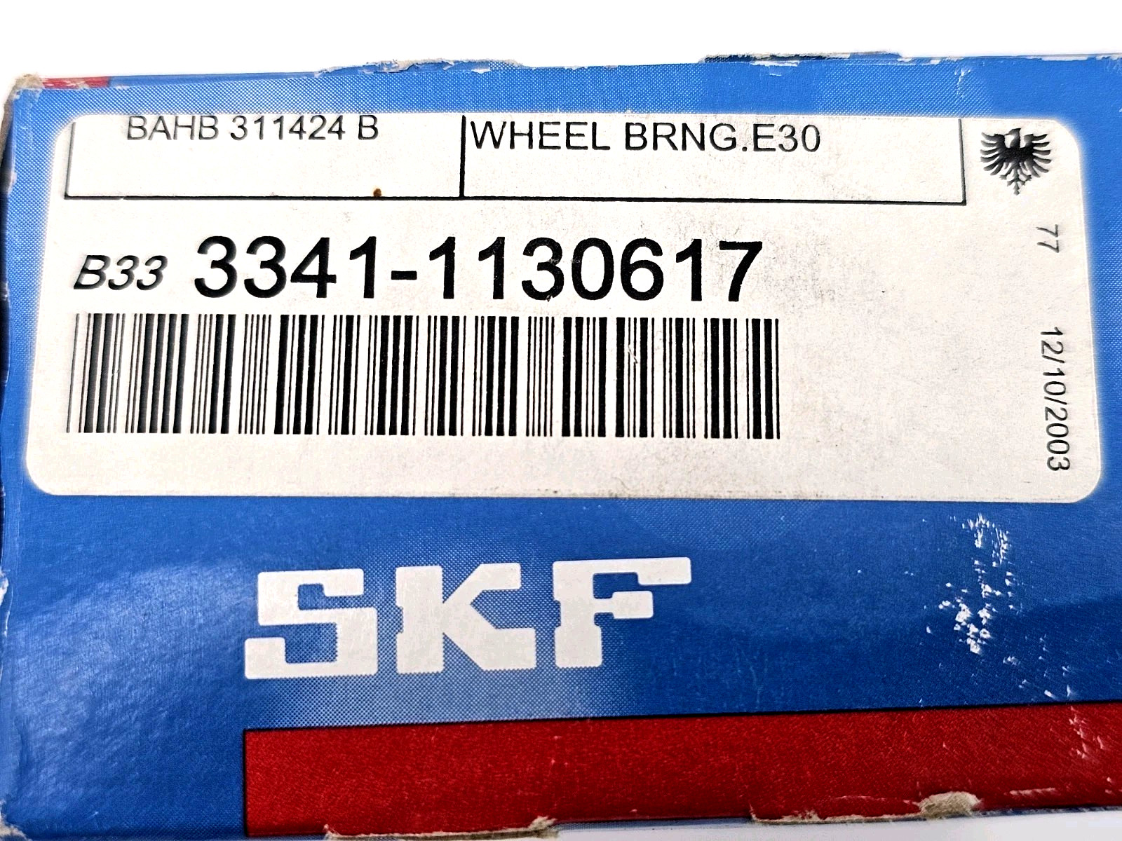 SKF Wheel Bearing BAHB311424B 3341-1130617 NEW
