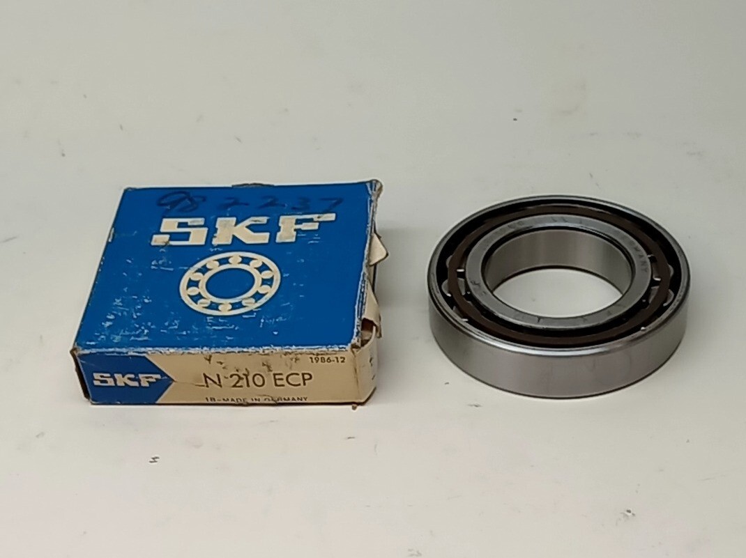 SKF N 210 ECP Cylindrical Roller Bearing 50mm ID X 90mm OD X 20mm W N210ECP