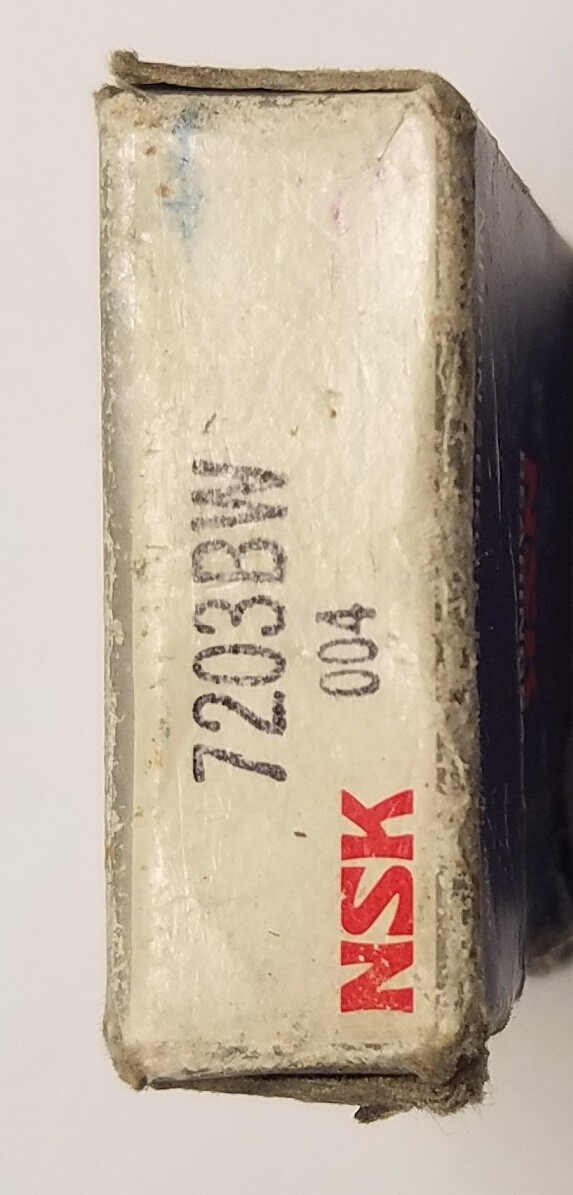 NSK 7203B ANGULAR CONTACT BEARING 17x40x12 mm 7203 B JAPAN