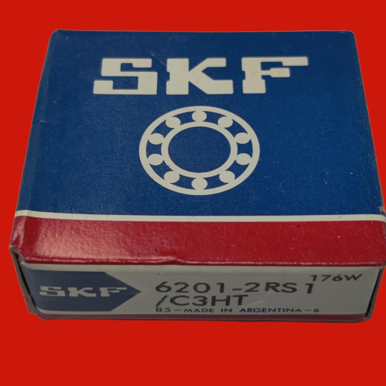SKF 6201-2RS1/C3HT Deep Groove Ball Bearing w/ Integral Sealing