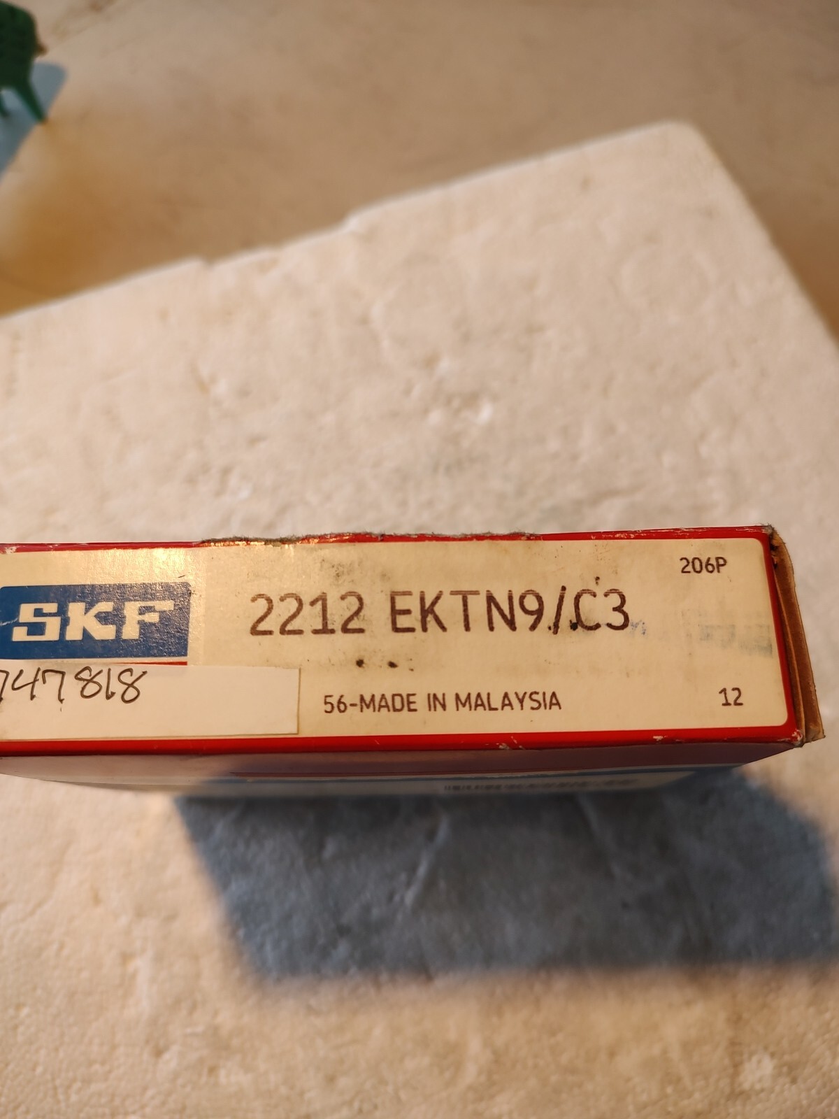SKF 2212 EKTN9C3 Self Aligning Bearing 60x110x28 Tapered Bore