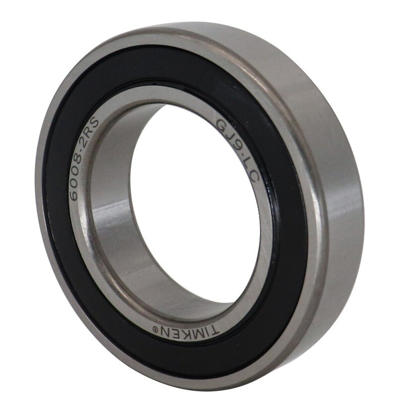 2 PACK TIMKEN 6008-2RS 40X68X15MM Double Rubber Seal Ball Bearings Free Shipping