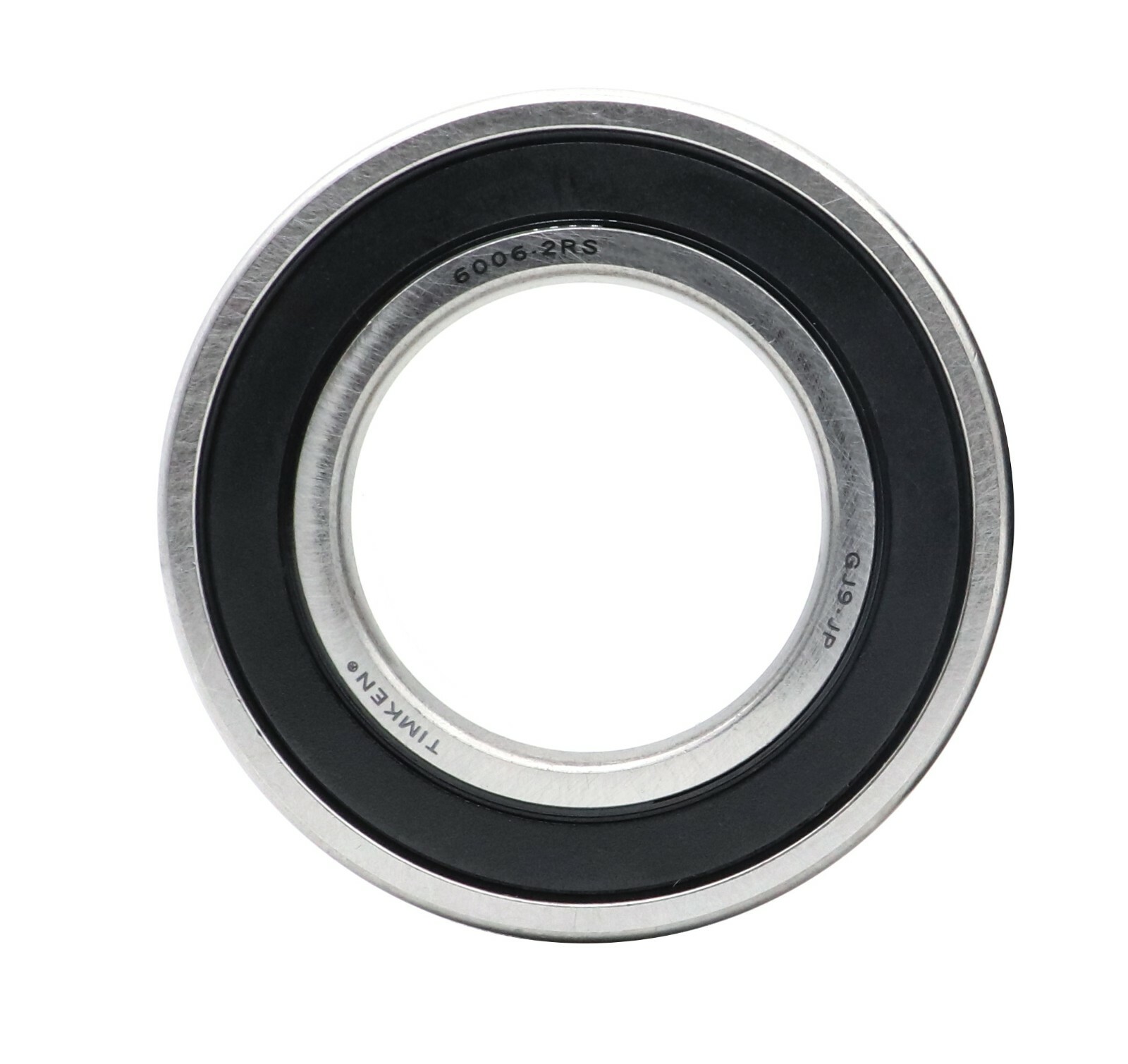 2 PACK New TIMKEN 6006-2RS 30X55X13MM Double Rubber Seal Ball Bearings Metal