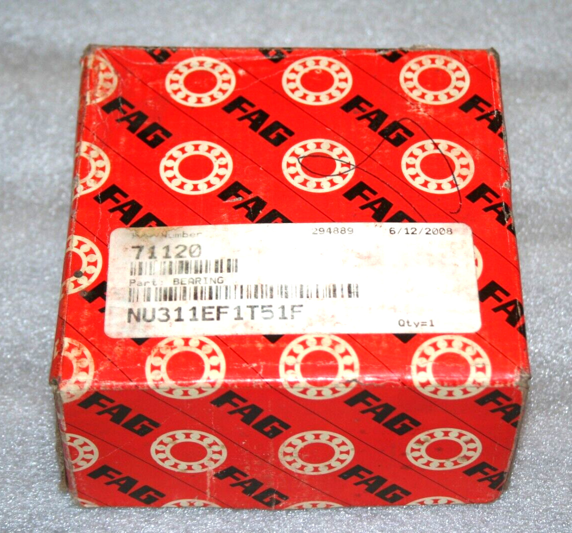 FAG NU311E.M1.F1 Cylindrical Roller Bearing NU311E.F1.T51F * NEW *