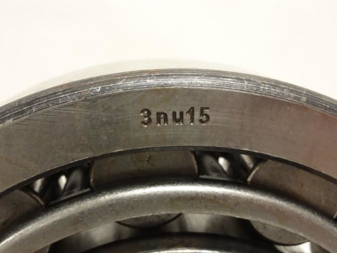 201170 Old-Stock; SKF 3nu15 Roller Bearing; 75mm ID x 160mm OD x 37mm W