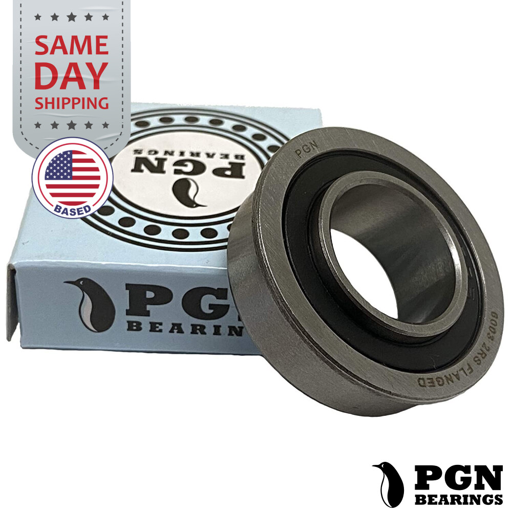 (2) 3/4″ x 1-3/8″ Flanged Ball Bearing – Lawnmower Carts Hand Trucks Wheels