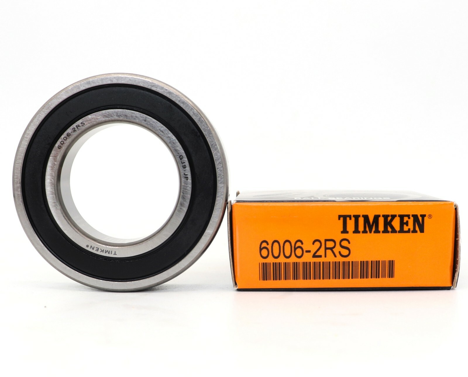2 PACK TIMKEN 6006-2RS 30X55X13MM Double Rubber Seal Ball Bearings