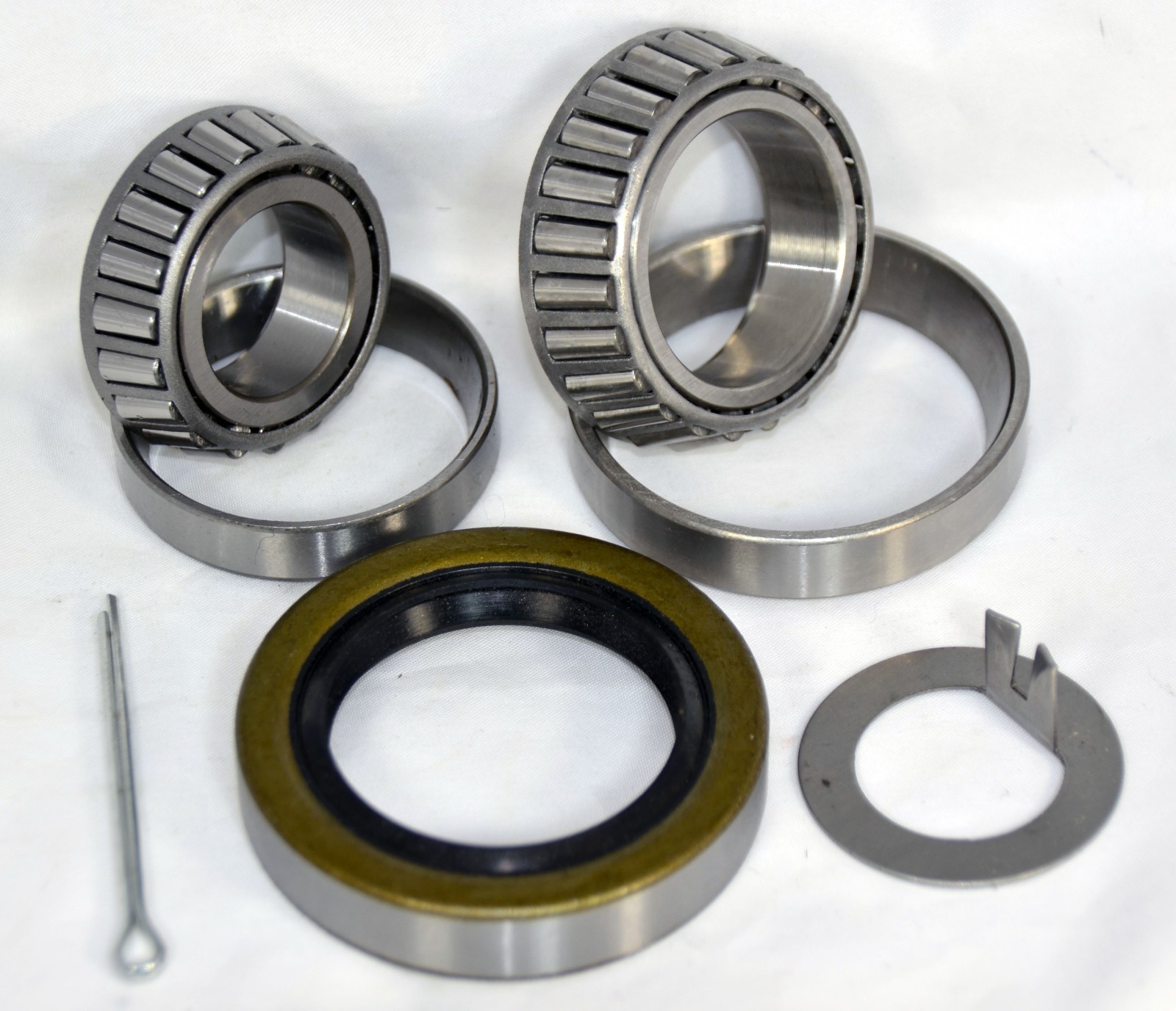 K2-100 3,500 lb.Trailer Bearing Kit L44649/10 L68149/11 Bearings 10-19 Seal