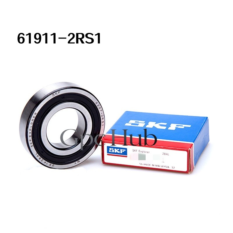1PCS New 61911-2RS1 Deep Groove Ball Bearings 55x80x13mm Fast shipment