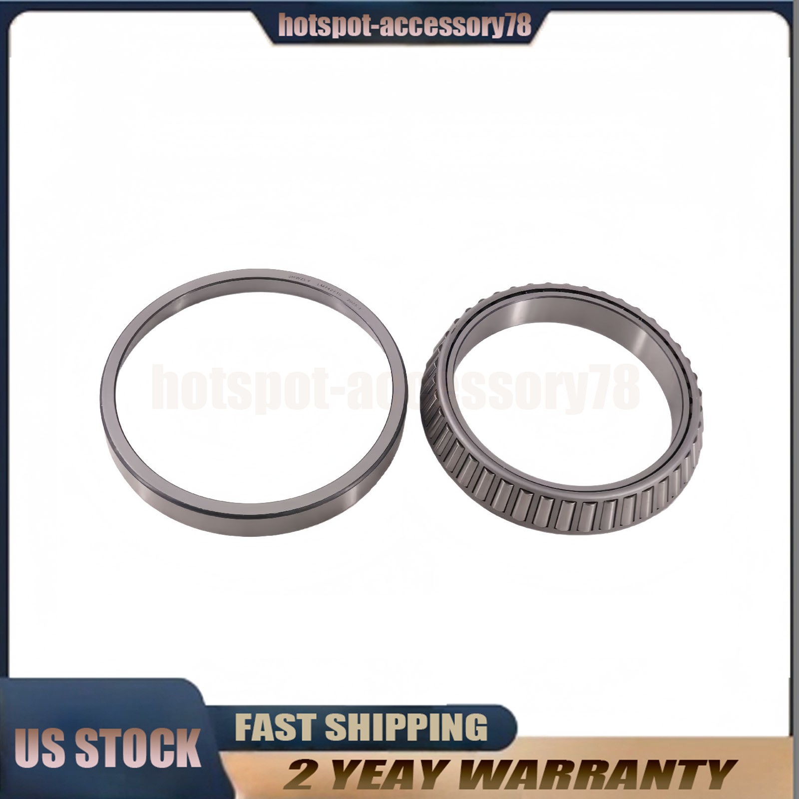 Tapered Bearing LM742749 LM742710 Set For Wheel Hub Cup and Cone New