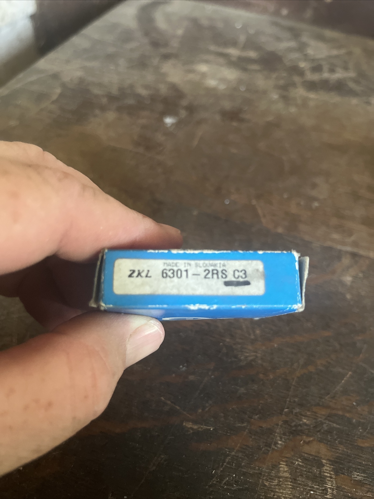 NOS ZKL 6301 2RS C3 DEEP BALL SINGLE BEARING