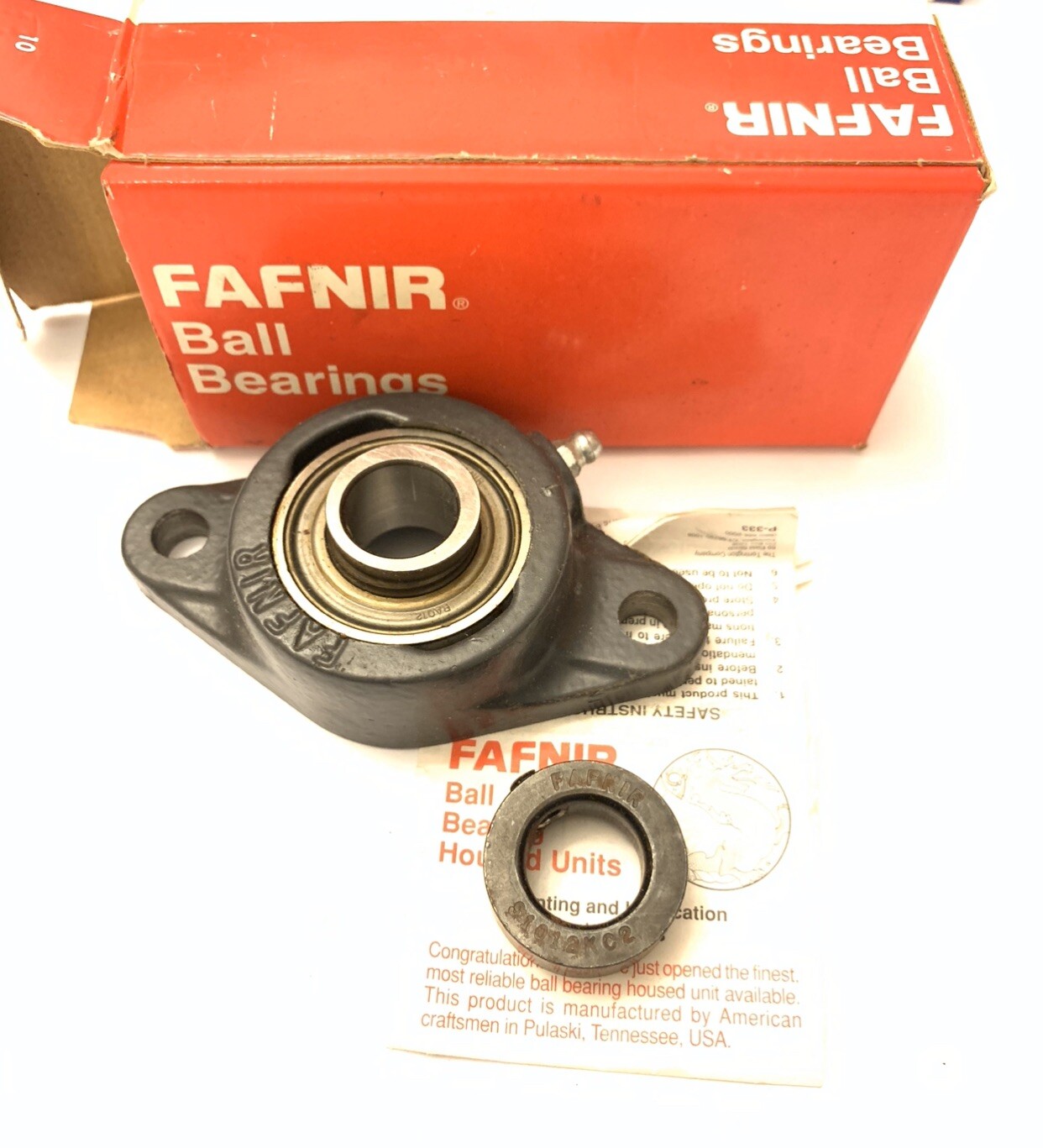 TIMKEN VCJT 3/4 Flange Bearing,2-Bolt,Ball,3/4″ Bore