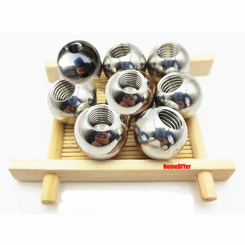 Stainless Steel Drilling Balls Female Thread M6 M8 M12 Blind Hole Ball Knob Nut