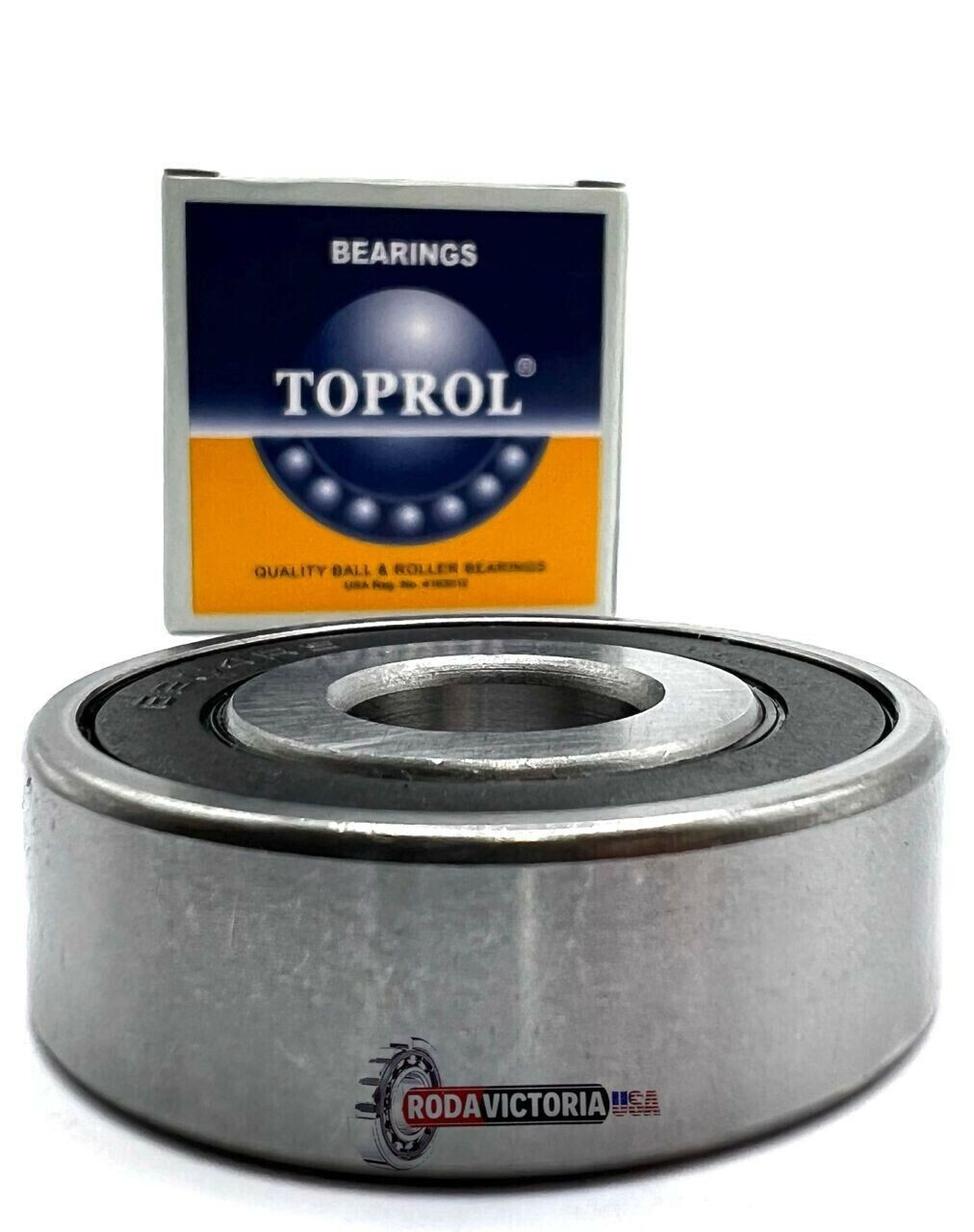 TOPROL 6204-5/8-2RS DEEP GROOVE BALL BEARING, RUBBER SEALED 5/8″x47x14 mm