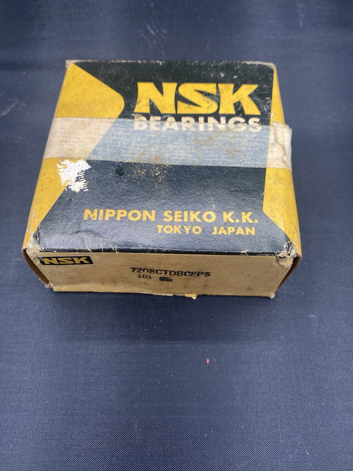 NOS 1 Pair NSK Single Row Angular Contact Ball Bearing 7208CTDBC8P5 7208 B1