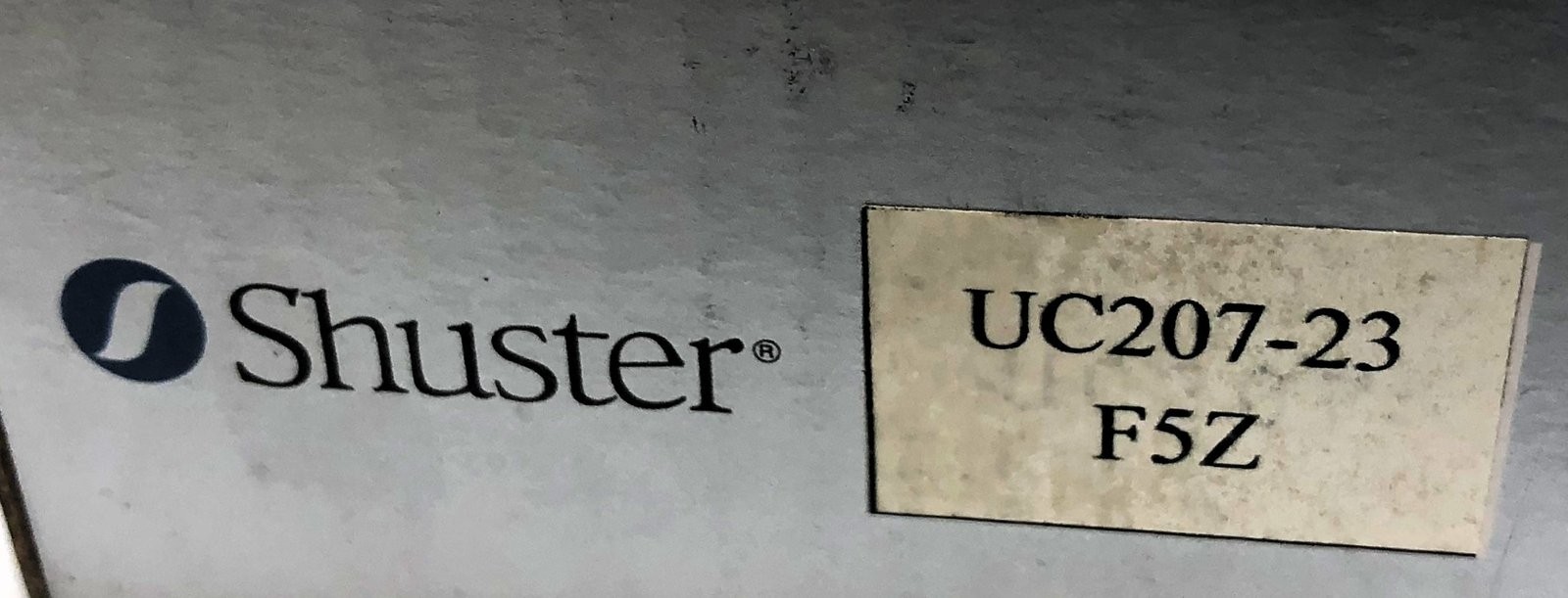 Shuster Insert Ball Bearing UC207-23 [Lot of 3] NOS