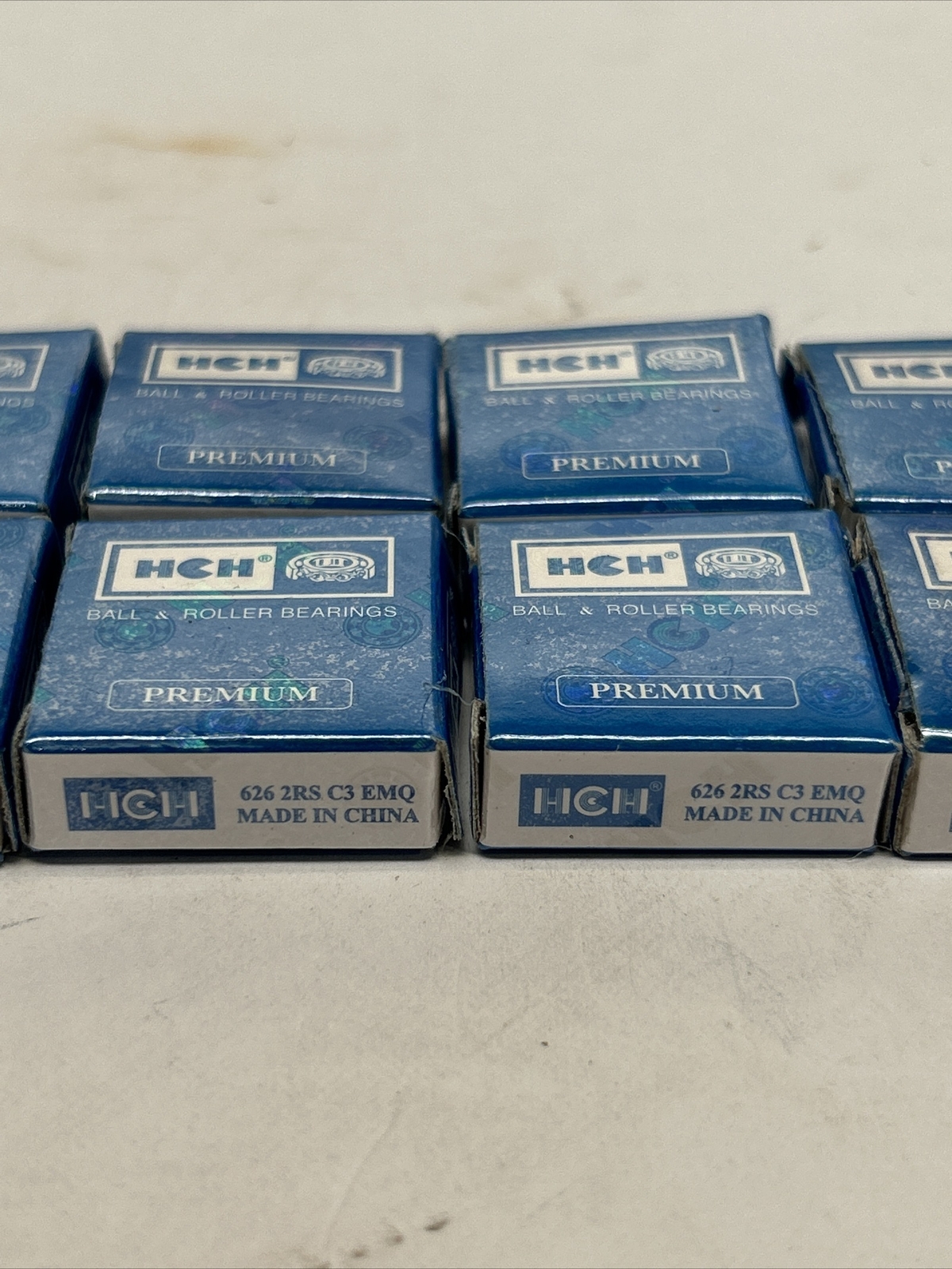 (Qty. 12) 626-2RS C3 EMQ Premium Sealed Ball Bearings ABEC-3 6x19x6 626RS