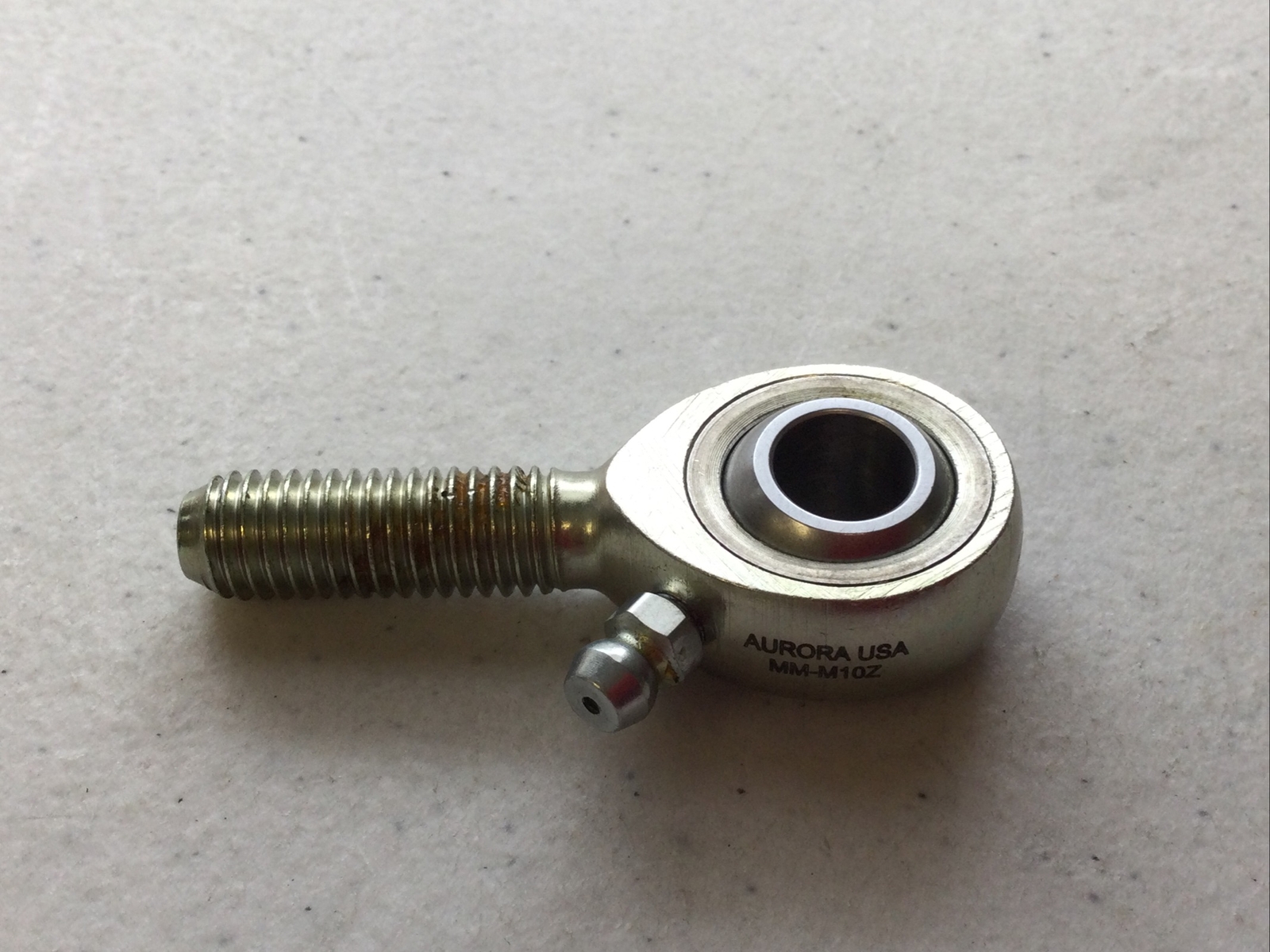 NEW, AURORA USA MM-M10Z ROD END, LEFT HAND THREAD, FREE SHIPPING