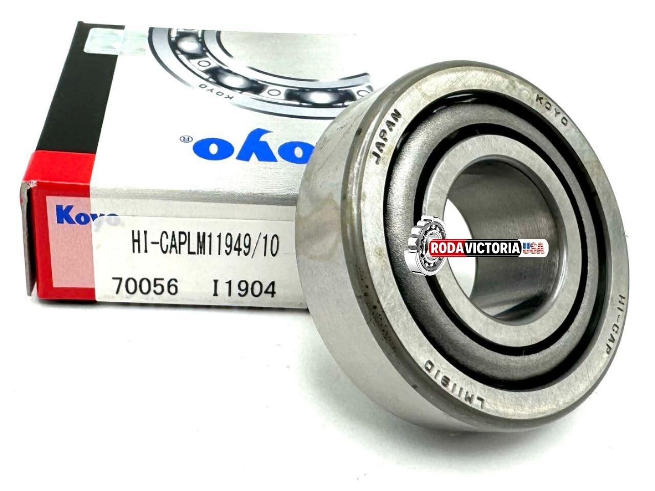 KOYO Japan HI-CAPLM 11949 / 10 Tapered Roller Bearing Cup and Cone 19.050×45.237