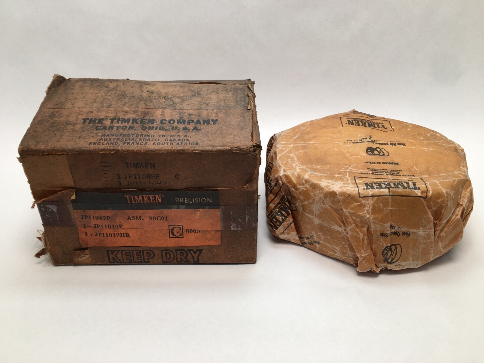Timken JP11049P/JP11019HR Taper Bearing Assembly 4-3/8″ ID 170mmx7″ OD USA