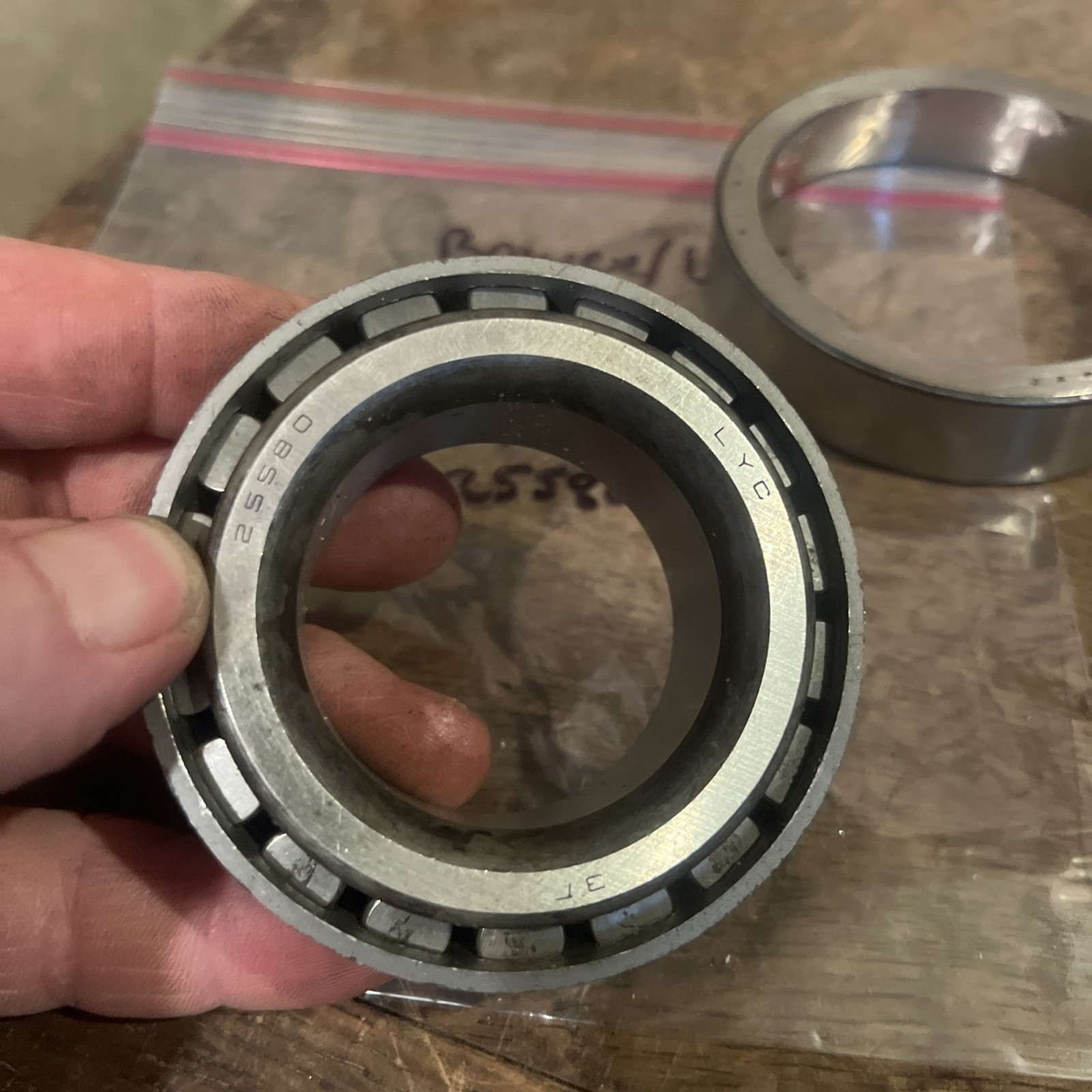 NOS Bower 25520 Bearing Cup W/LYC 25580 Bearing