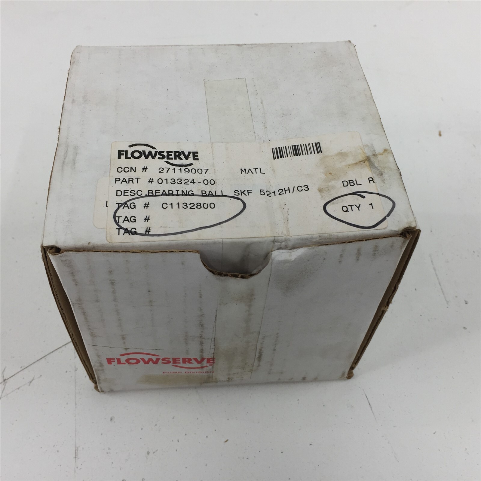 SKF 5212 A/C3 Bearing Flowserve 5212HC3